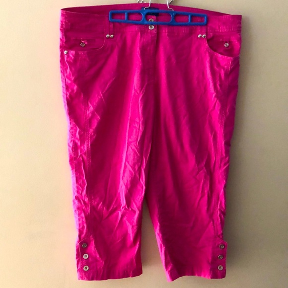 Hot Pink Capris - Picture 2 of 12